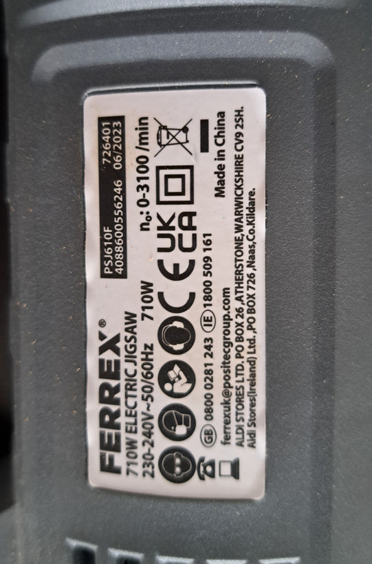 اره عمود بر FERREX psj610F نو