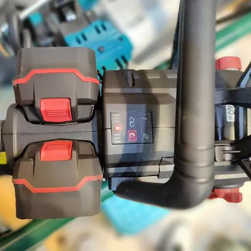 اره زنجیری شارژی پارکساید 40 ولت براشلس بدون باتری و شارژر